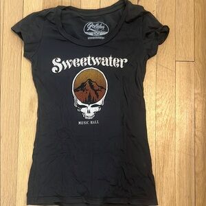 Steal your face Grateful Dead charcoal Sweetwater Music Hall Women's T-shirt